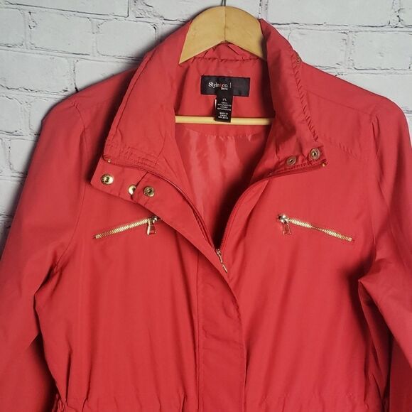 Style and Company Red Jacket - Picture 3 of 9